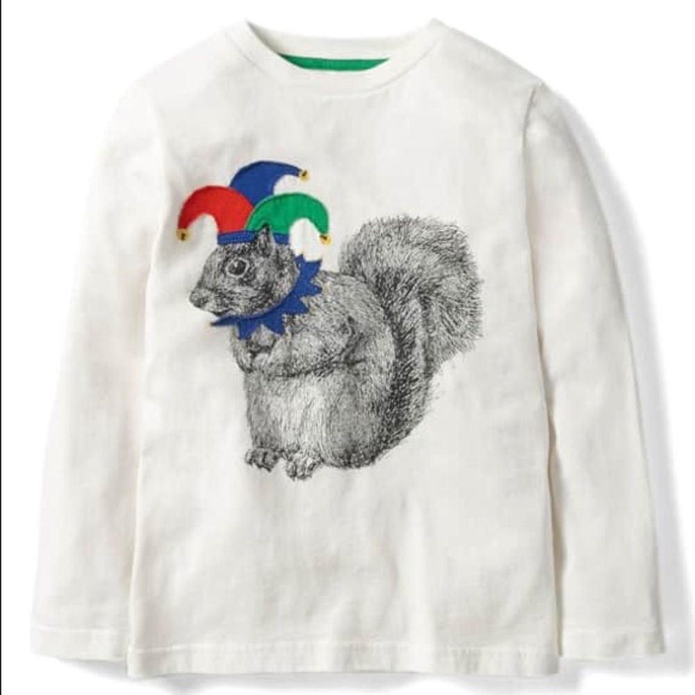 NWOT Mini Boden Animals Rule Long Sleeve T-Shirt
